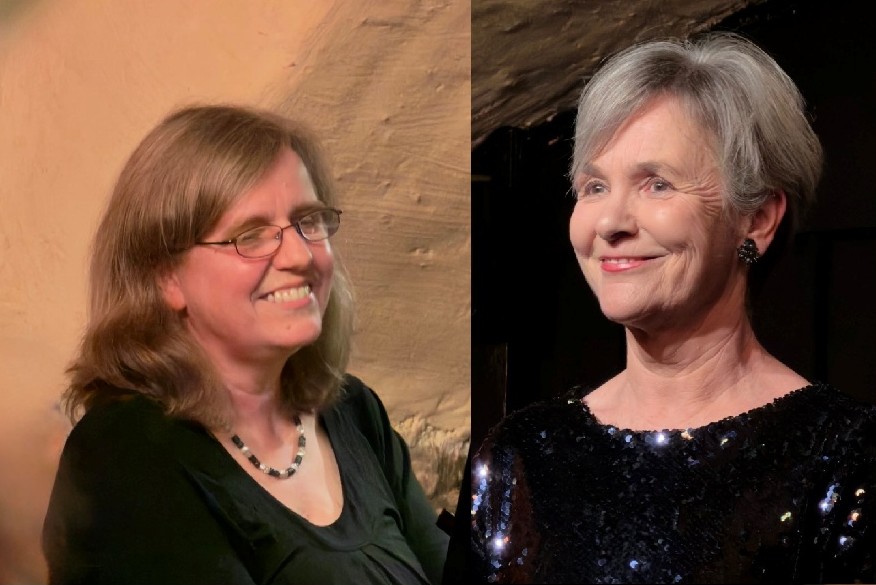 Auf dem Bild sind in einer Collage die Portraits von Bettina Höger-Loesch und Annette Jahr zu sehen.